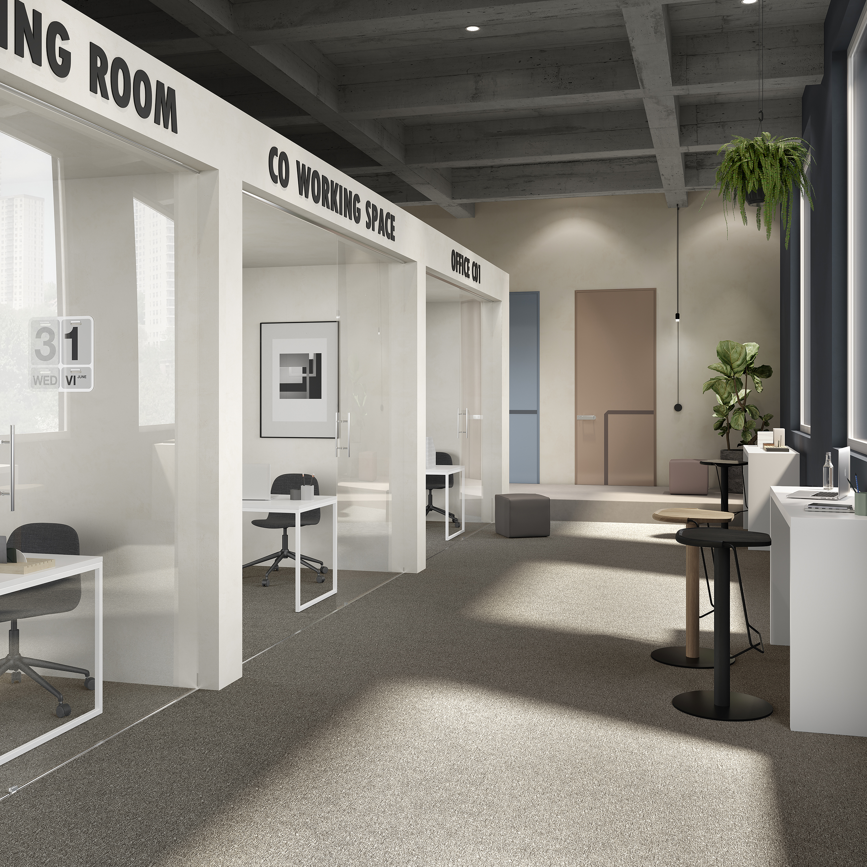 Ковровая плитка Medusa Tile 40 (500*500*5 мм) — купить в Шахтах