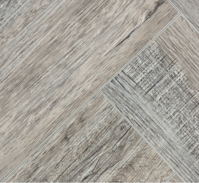 Виниловый ламинат SPC "Cronafloor" Herringbone Дуб Реймс (640*128*4,5 мм) — купить в Шахтах