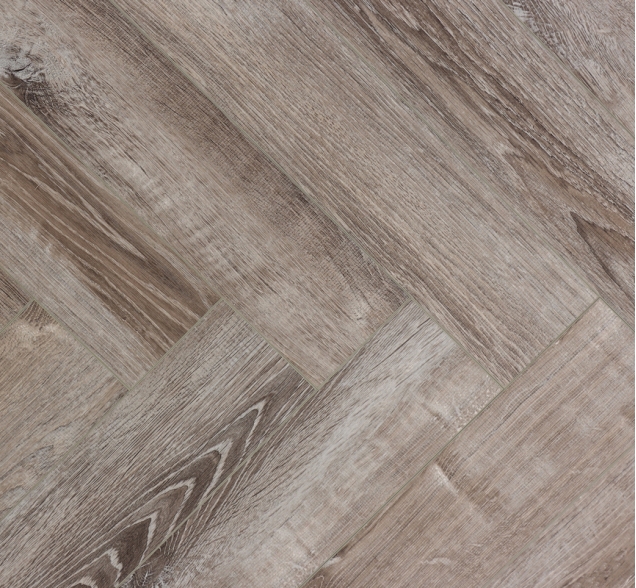 Виниловый ламинат SPC "Cronafloor" Herringbone Дуб Тулон (640*128*4,5 мм) — купить в Шахтах