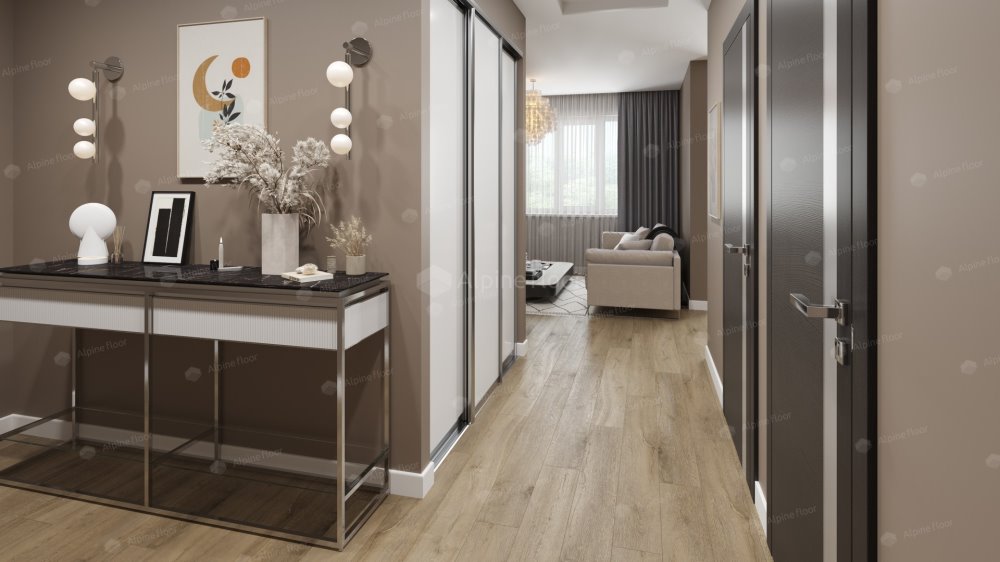 SPC Ламинат "Alpine Floor" Дуб млечный (1524*180*8 мм) — купить в Шахтах