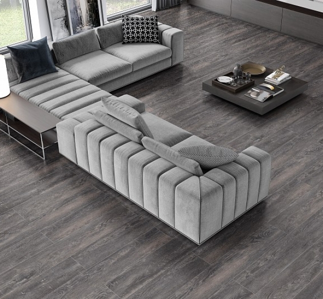 SPC ламинат "CronaFloor" Nano 4V Дуб Морёный (1200*180*3,5 мм) — купить в Шахтах