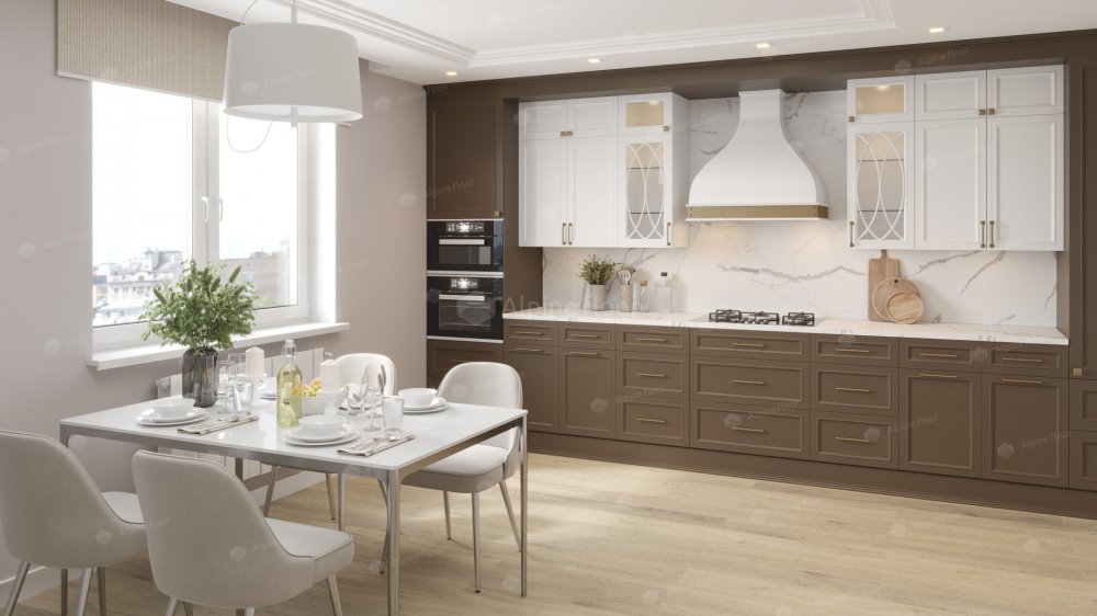 SPC Ламинат "Alpine Floor" Дуб капучино (1524*180*8 мм) — купить в Шахтах