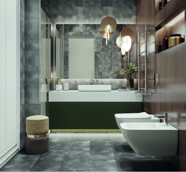 SPC ламинат "CronaFloor" Stone 4V Торнадо Серый (600*300*4 мм) — купить в Шахтах