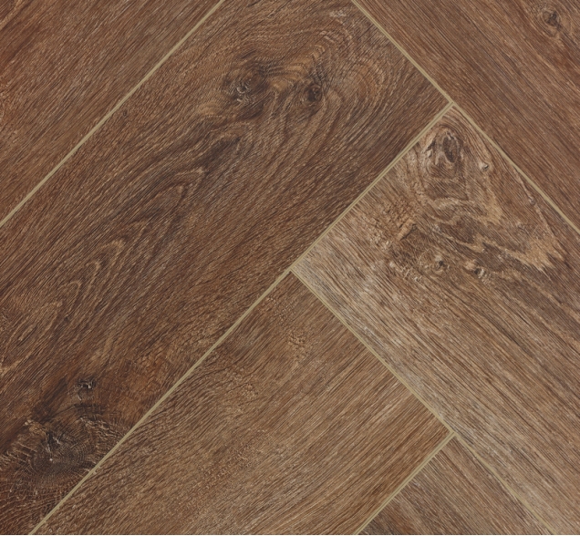 Виниловый ламинат SPC "Cronafloor" Herringbone Дуб Тулуза (640*128*4,5 мм) — купить в Шахтах