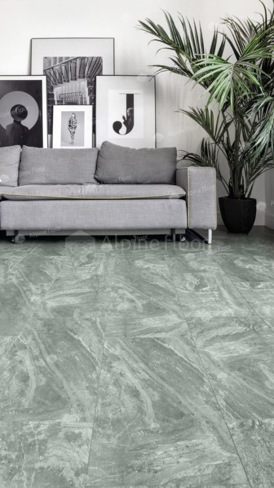 Виниловая плитка "Alpine Floor" Light Stone Хэмпшир (608*303*2,5 мм) — купить в Шахтах