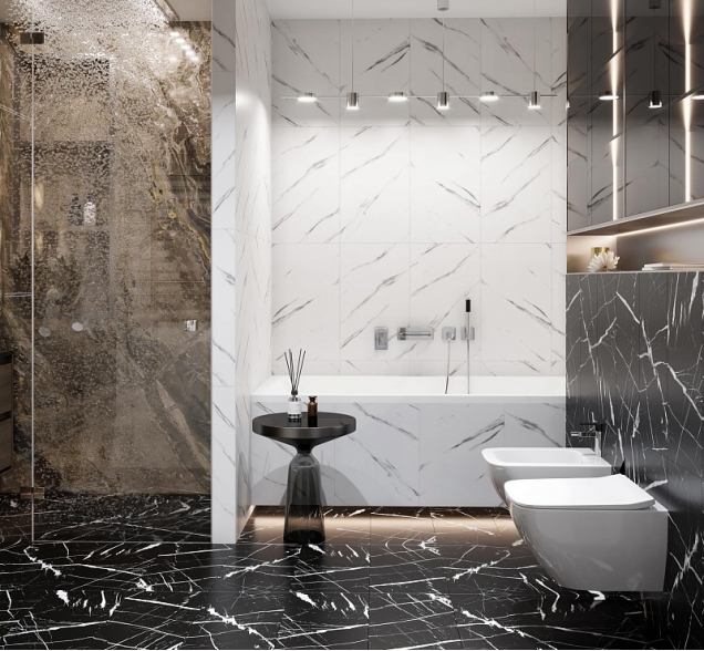 SPC ламинат "CronaFloor" Stone 4V Ноче (600*300*4 мм) — купить в Шахтах