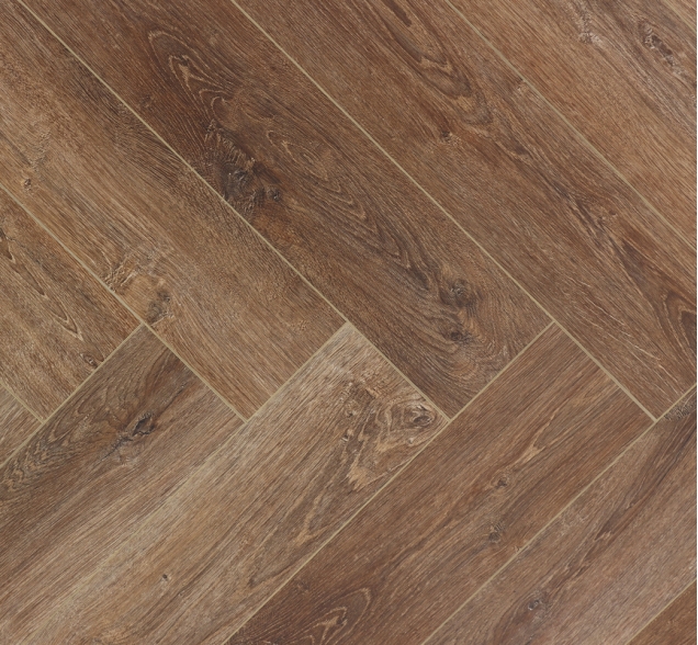 Виниловый ламинат SPC "Cronafloor" Herringbone Дуб Тулуза (640*128*4,5 мм) — купить в Шахтах