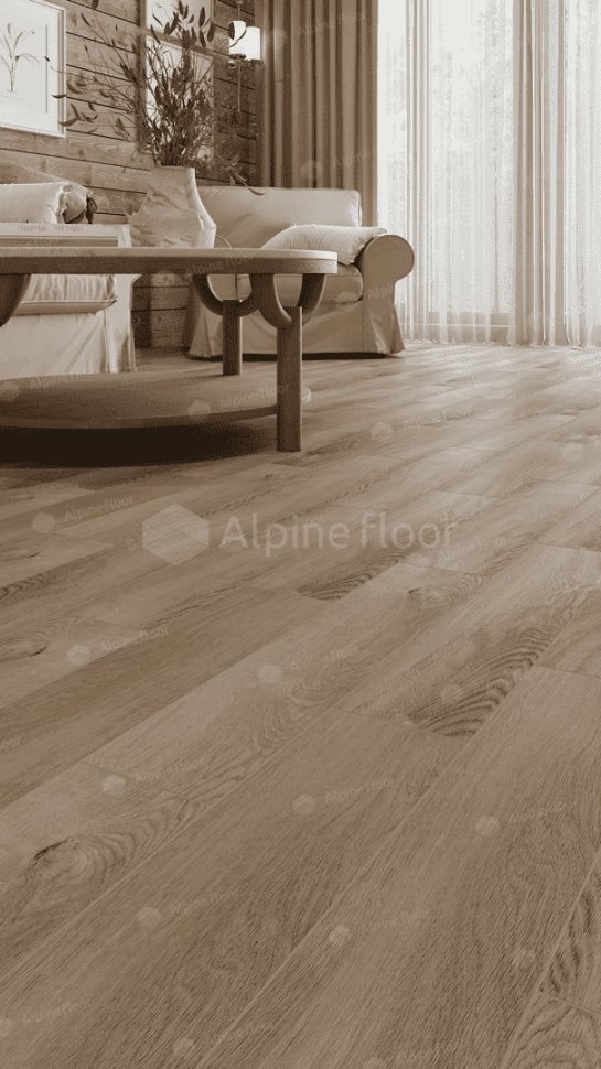 Виниловый ламинат "Alpine Floor" Parquet Light Дуб Синистра (600*125*4 мм) — купить в Шахтах