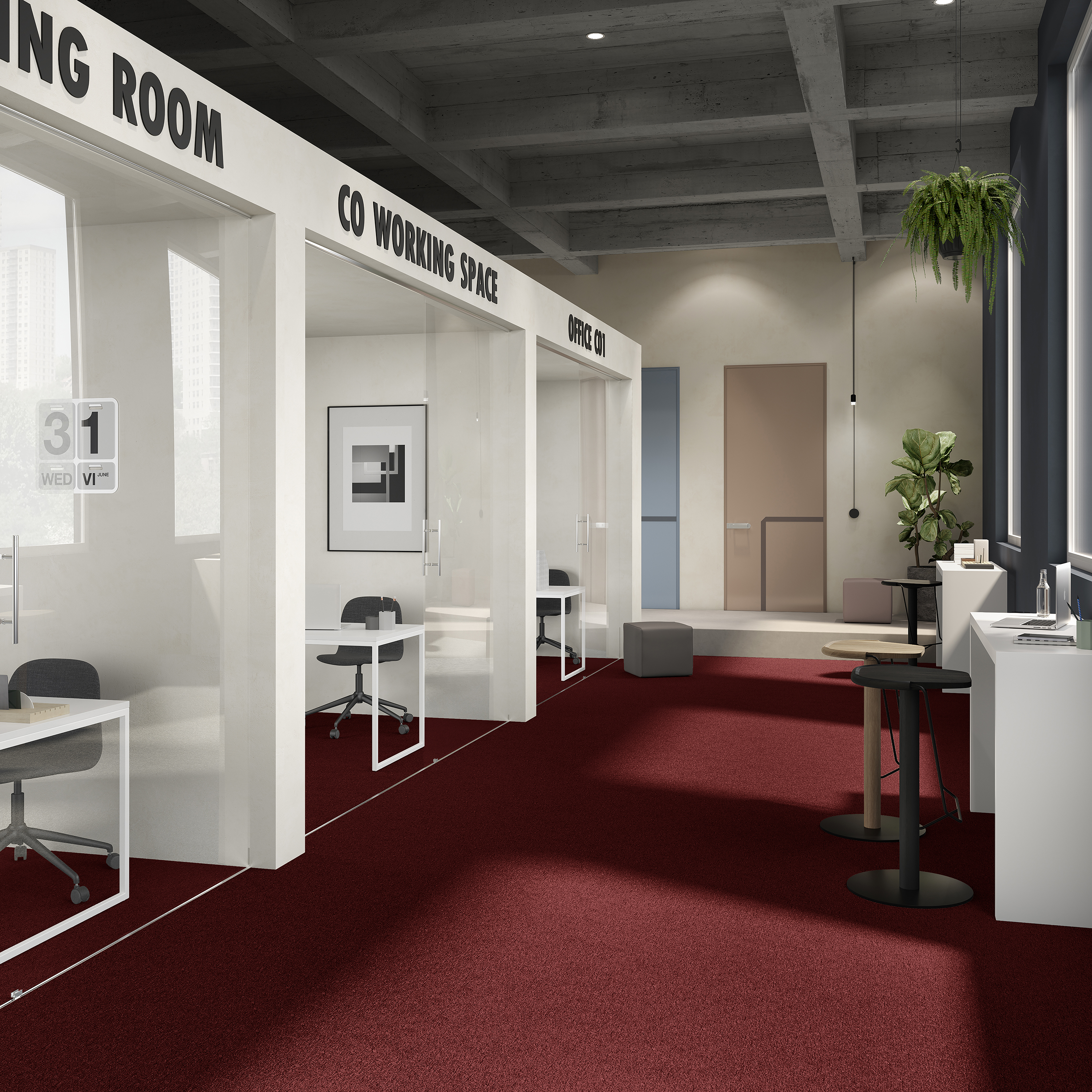 Ковровая плитка Medusa Tile 11 (500*500*5 мм) — купить в Шахтах