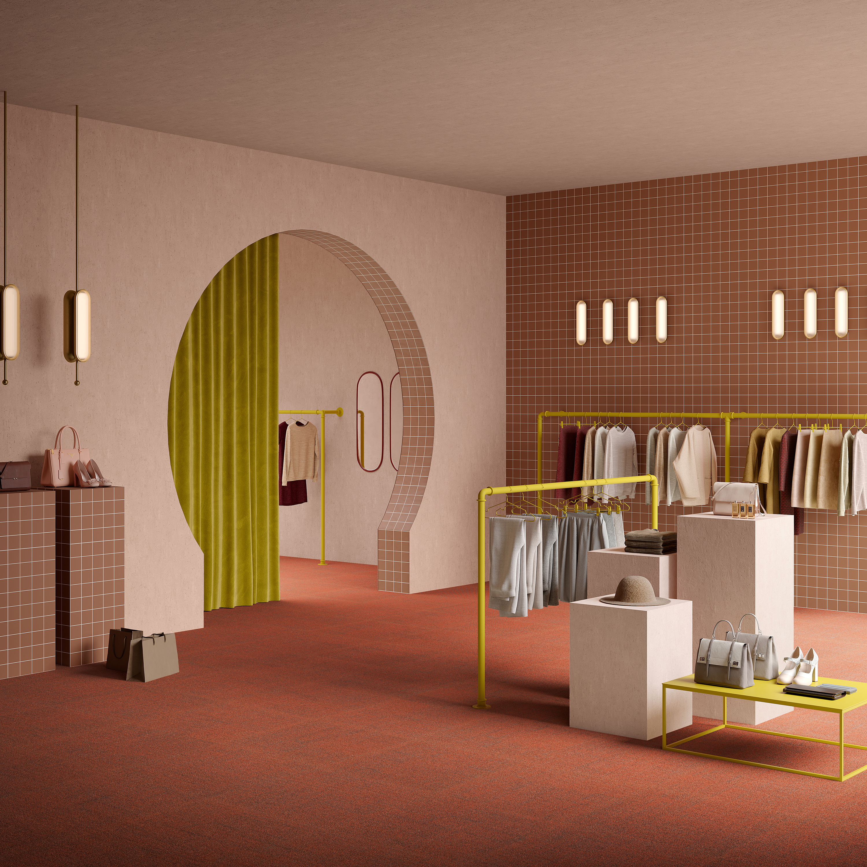 Ковровая плитка Mantra Tile 89 (500*500*6 мм) — купить в Шахтах