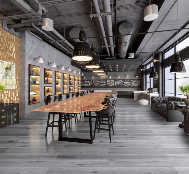 SPC ламинат "CronaFloor" Wood 4V Дуб Серый (1200*180*4 мм) — купить в Шахтах