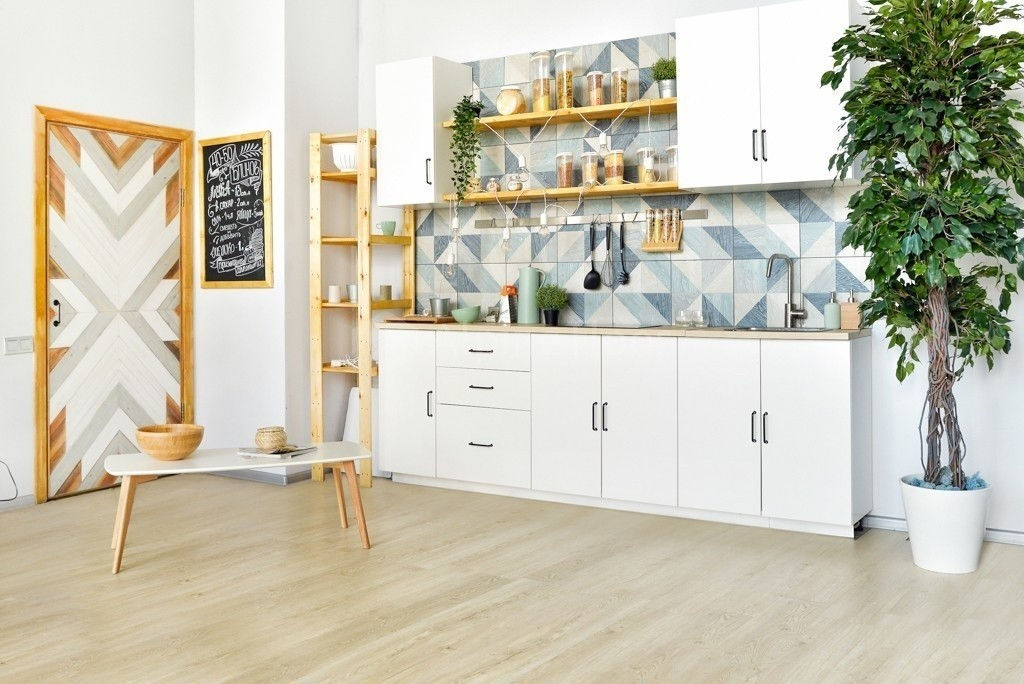 Замковая ПВХ плитка Секвойя Медовая  (1219*184*3,2мм) — купить в Шахтах