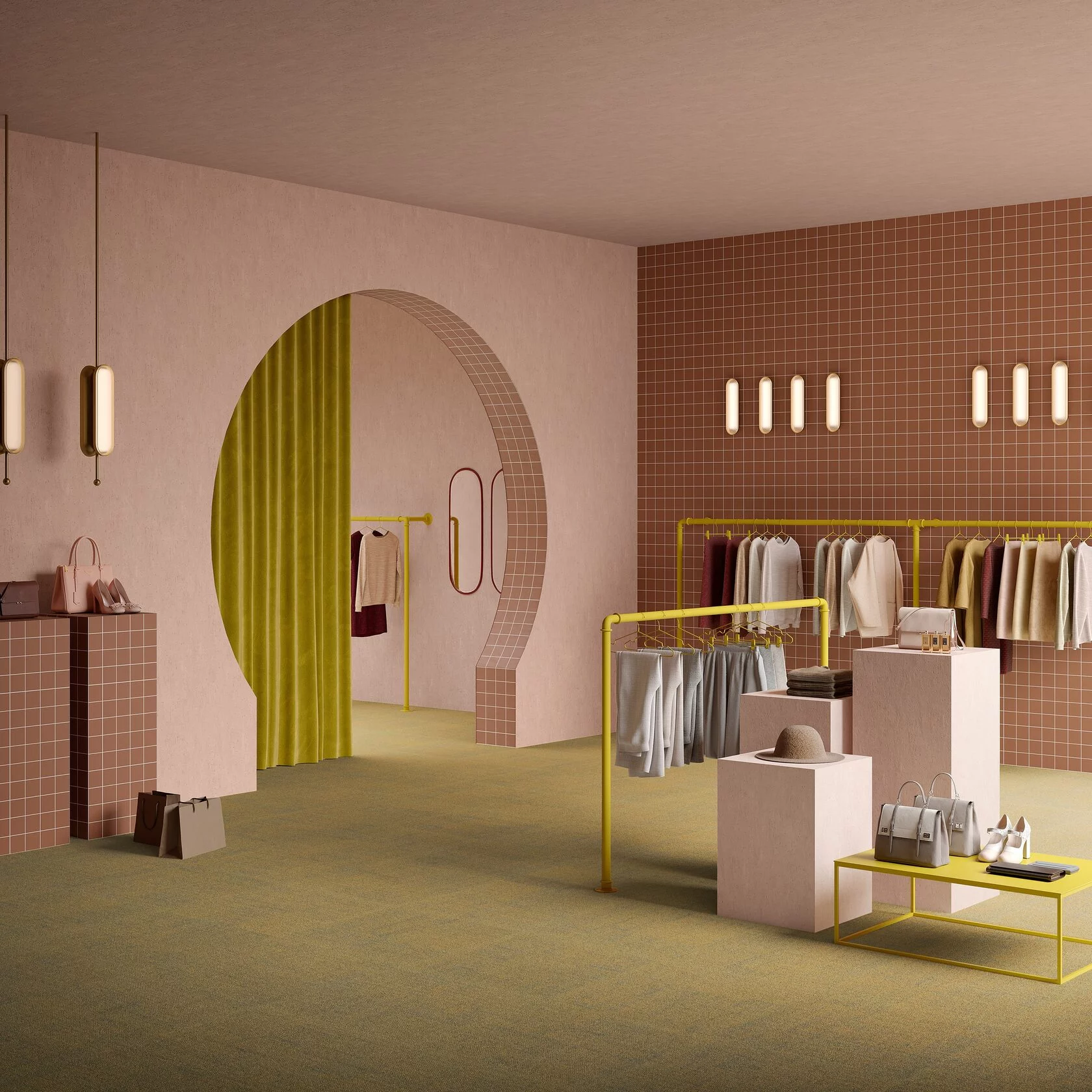 Ковровая плитка Mantra Tile 99 (500*500*6 мм) — купить в Шахтах