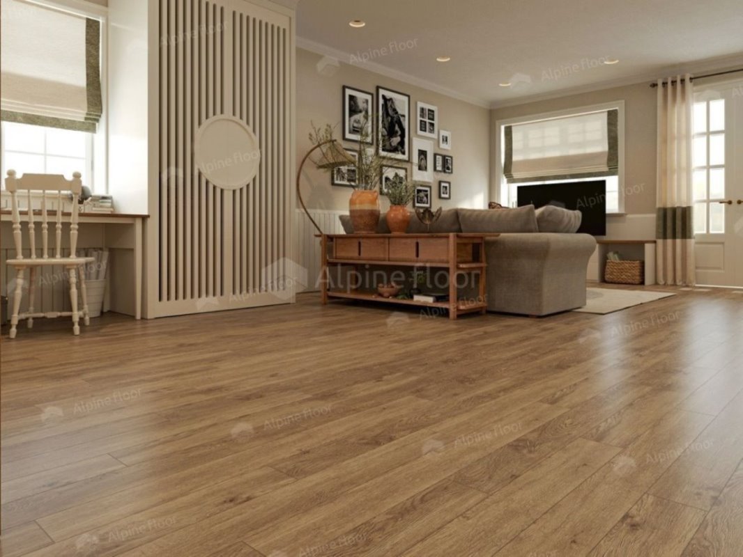 SPC Ламинат "Alpine Floor" Grand Sequoia Village Макадамия (1220*125*4 мм) — купить в Шахтах