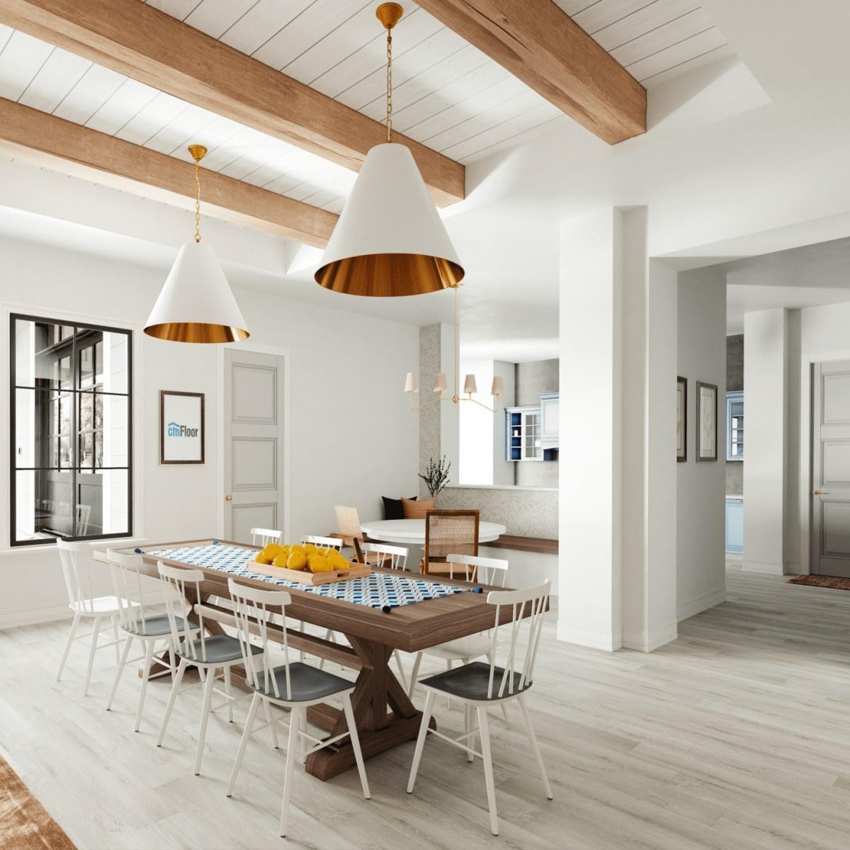 Виниловое напольное покрытие ScandiWood 05 Дуб Ледяной (180*1220*5 мм) — купить в Шахтах