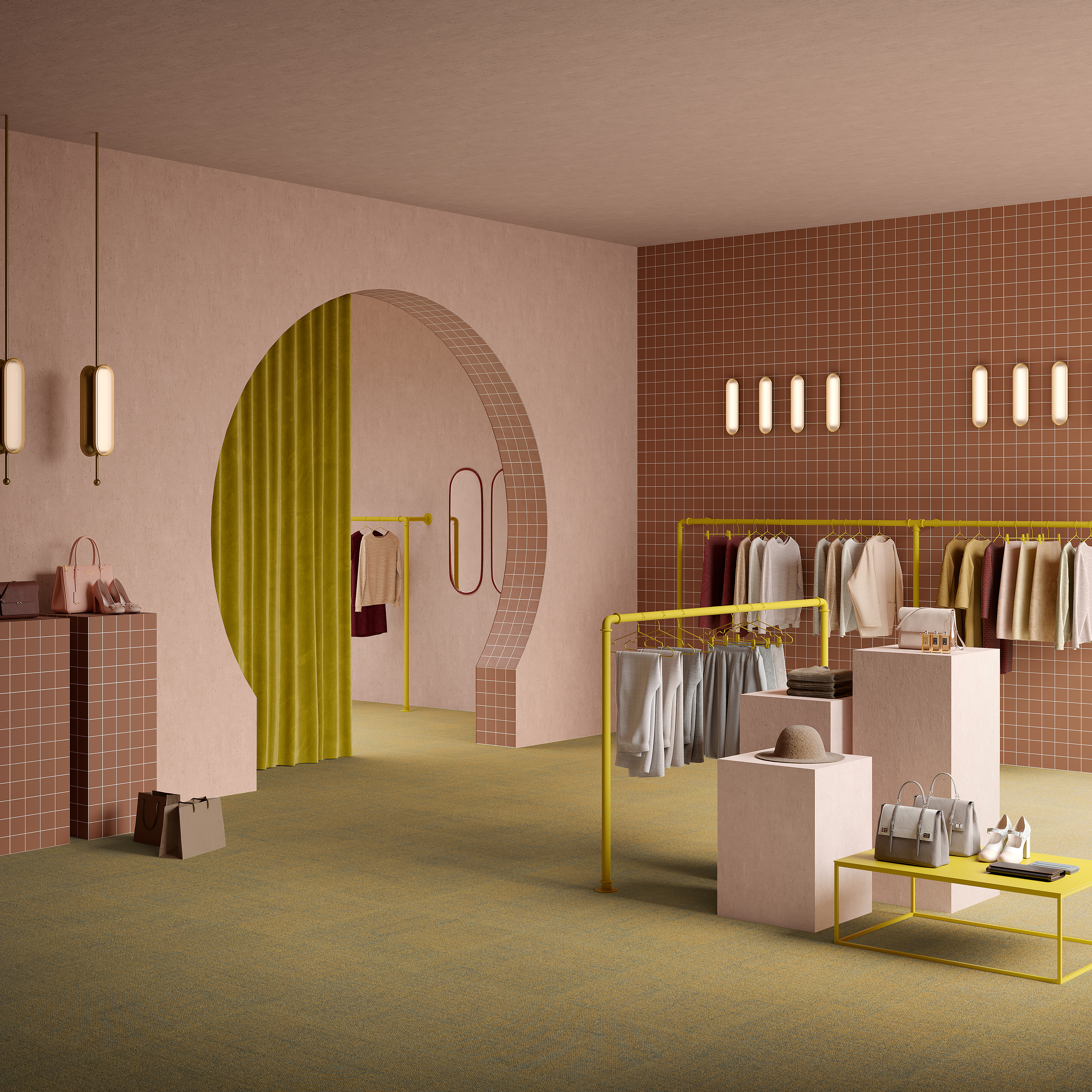 Ковровая плитка Mantra Tile 29 (500*500*6 мм) — купить в Шахтах