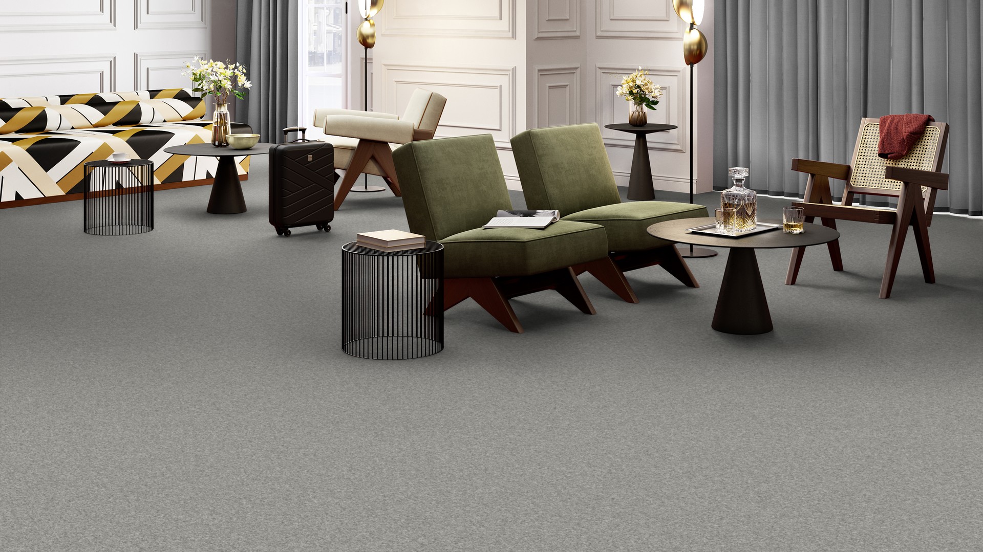 Ковровая плитка Medusa Tile 94 (500*500*5 мм) — купить в Шахтах