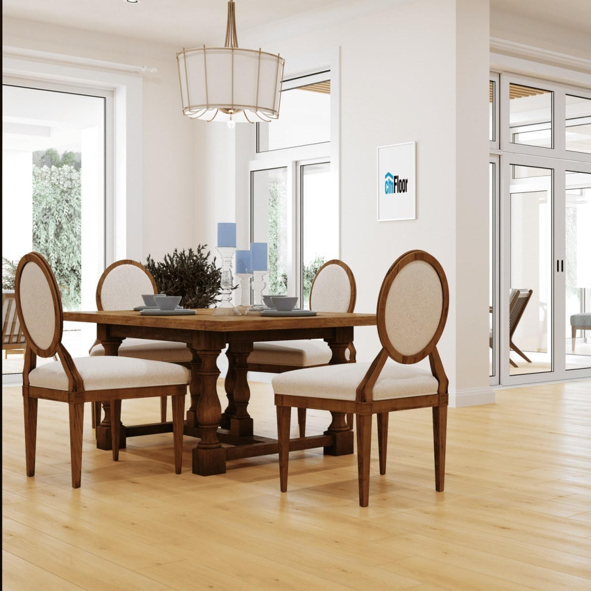 Виниловое напольное покрытие ScandiWood 09 Дуб Орегон (180*1220*5 мм) — купить в Шахтах