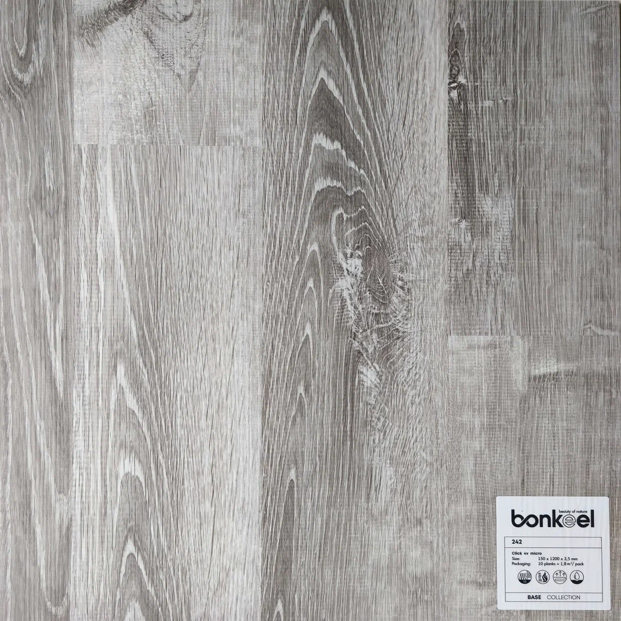 Плитка ПВХ "Bonkeel" Base New 242 (1220*150*3,5 мм) — купить в Шахтах