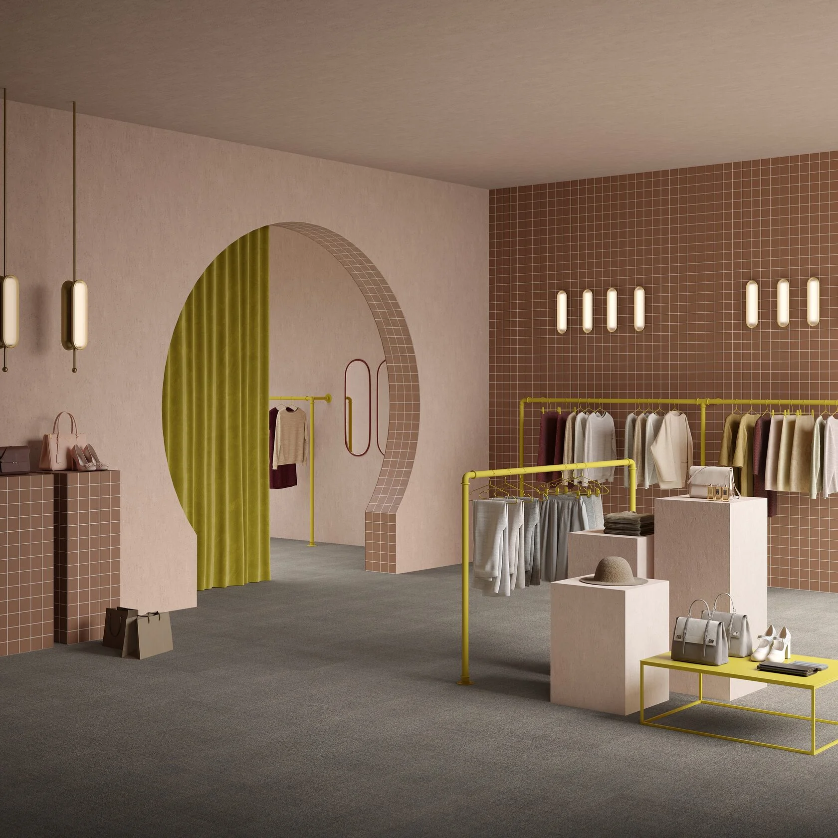 Ковровая плитка Mantra Tile 99 (500*500*6 мм) — купить в Шахтах