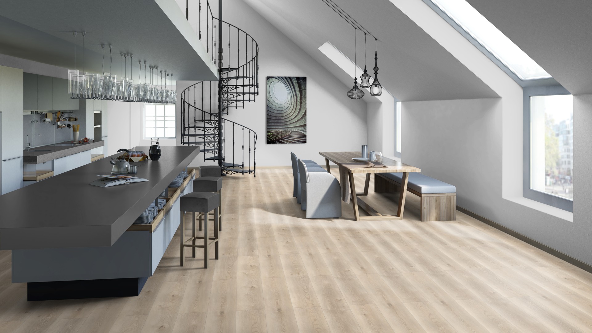 SPC ламинат "Tarkett" Deep House Sean (1400*225*4,6 мм) — купить в Шахтах