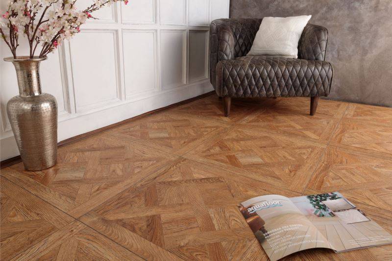 Замковая ПВХ плитка "Aquafloor" AF7004VS (600*600*7 мм) — купить в Шахтах