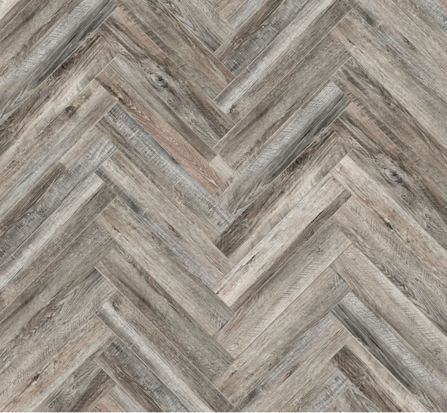 Виниловый ламинат SPC "Cronafloor" Herringbone Дуб Реймс (640*128*4,5 мм) — купить в Шахтах