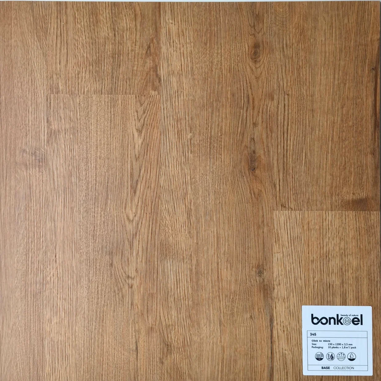 Плитка ПВХ "Bonkeel" Base New 345 (1220*150*3,5 мм) — купить в Шахтах