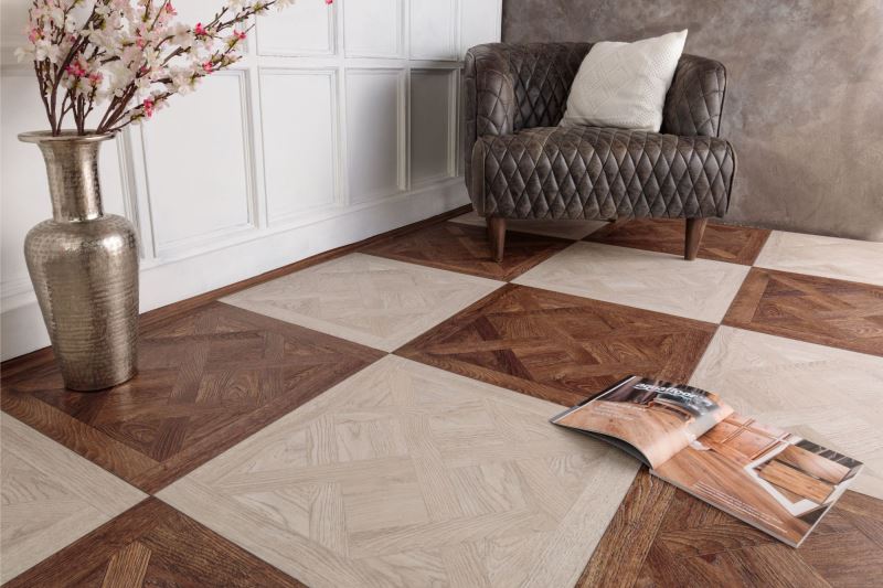 Замковая ПВХ плитка "Aquafloor" AF7001VS (600*600*7 мм) — купить в Шахтах