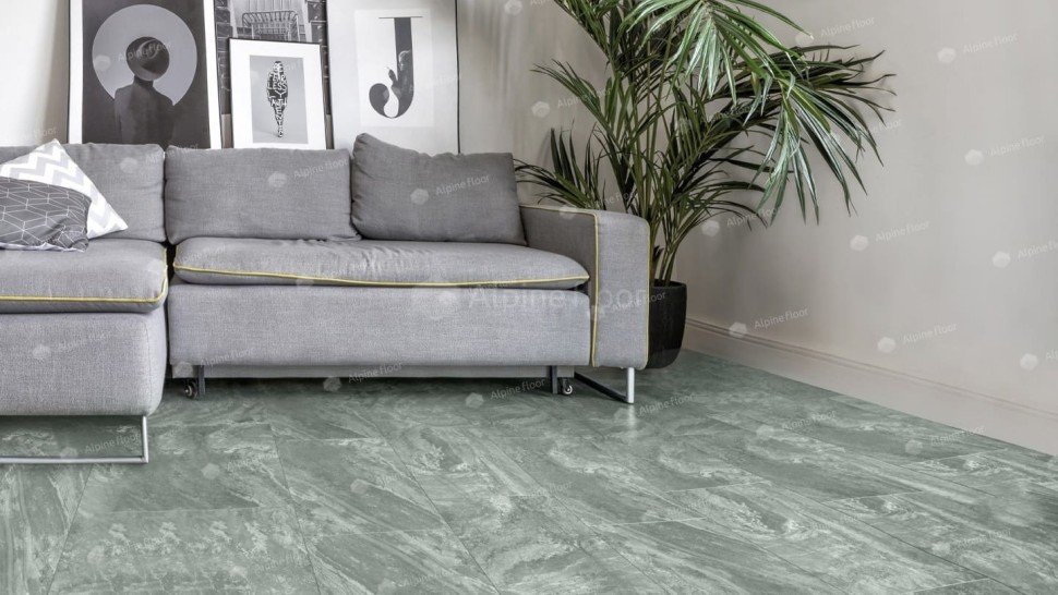 Виниловая плитка "Alpine Floor" Light Stone Хэмпшир (608*303*2,5 мм) — купить в Шахтах