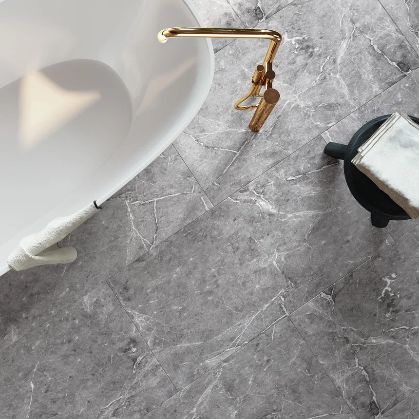 SPC ламинат "Invictus" Hudson Stone Silver (907*450*6мм) — купить в Шахтах