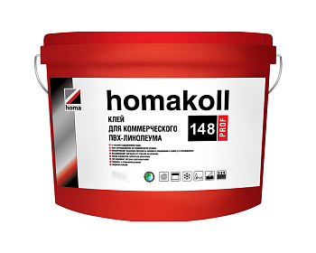 Клей для коммерческого ПВХ линолеума "Homakoll" 148 Prof 14 кг