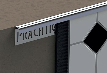 Профиль наружный полукруглый для керамической плитки KR8 EM 270 матовый